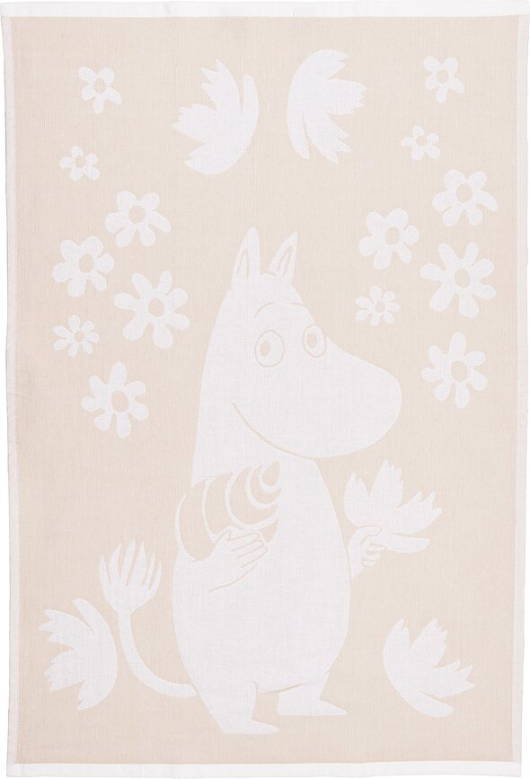Arabia Finland Moomin Πετσέτα Κουζίνας, με σχέδιο Moomintroll, 45 x 65 εκ