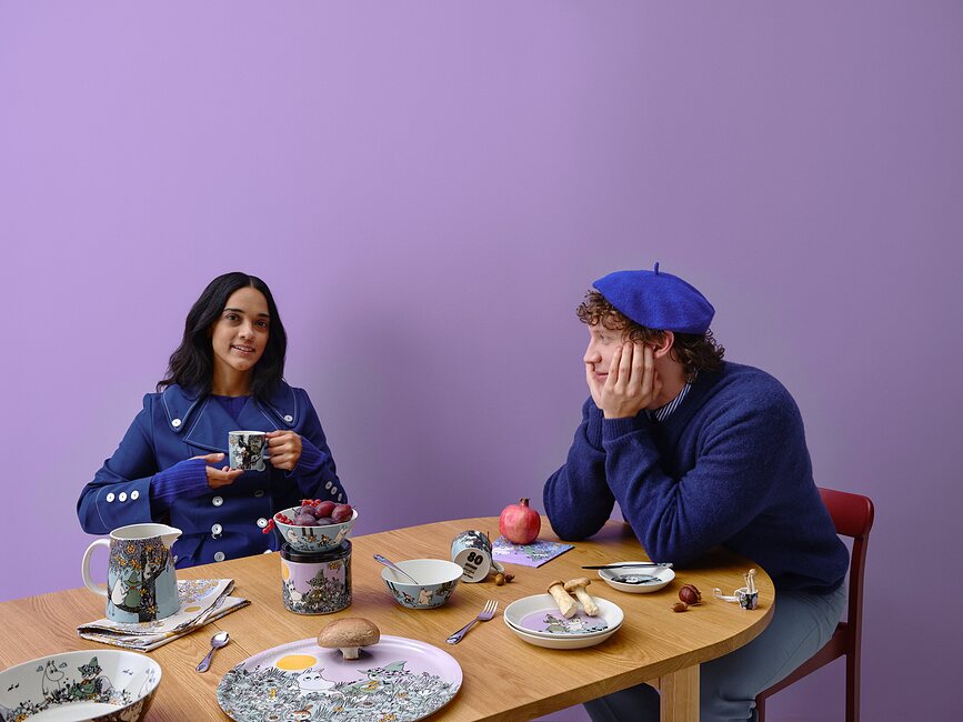 Arabia Finland Πιάτο Γλυκού Muminki Family Time, 15 εκ.