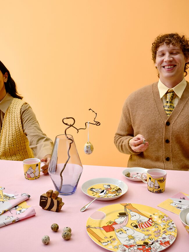 Arabia Finland Πιάτο Γλυκού Muminki Family Time, 15 εκ.