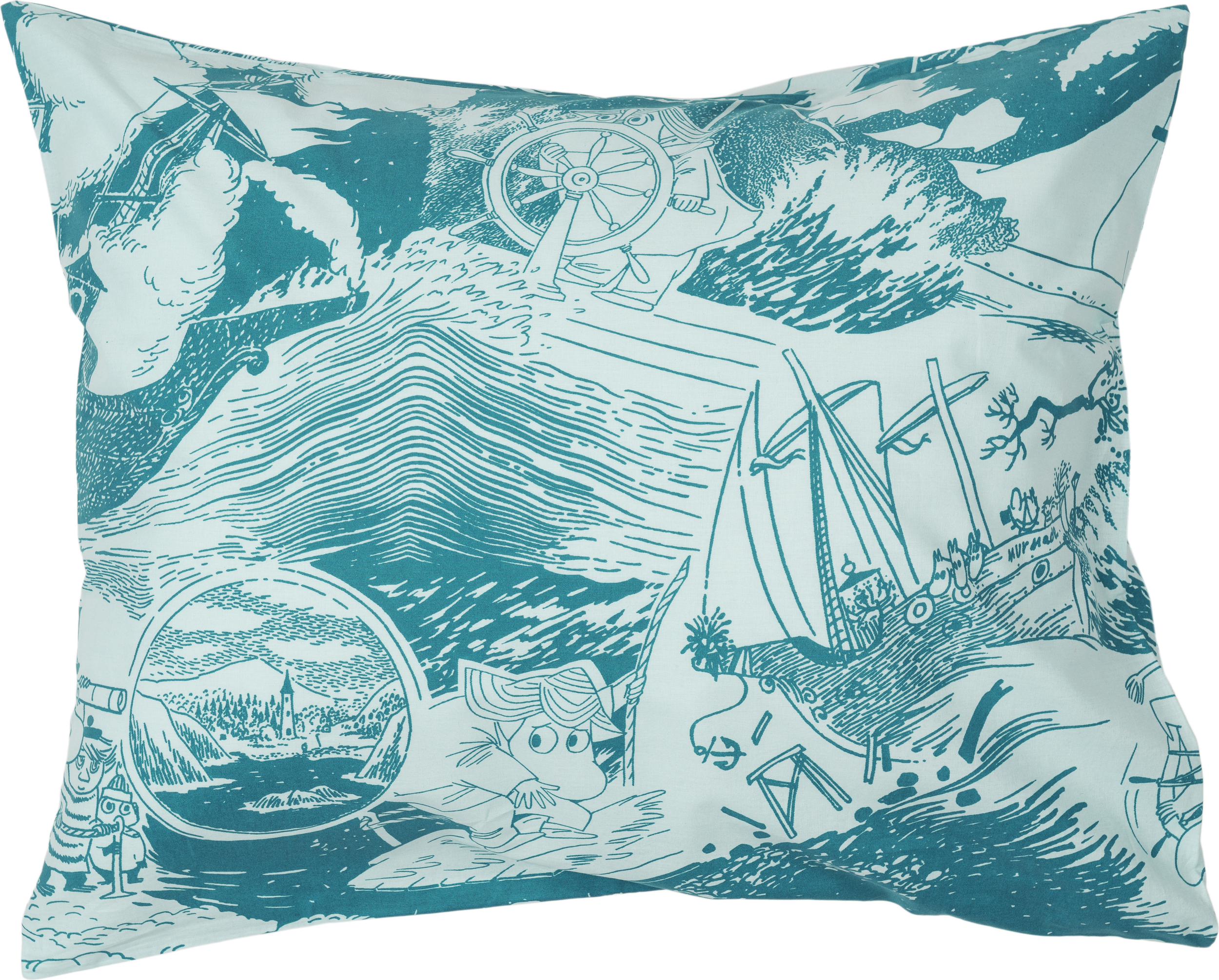 Arabia Finland Moomin Sailing Kissenbezug 50 x 70 cm