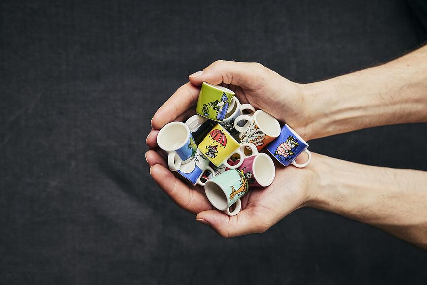 Arabia Finland Šalice mini Moomin Serija 1 6 kom.