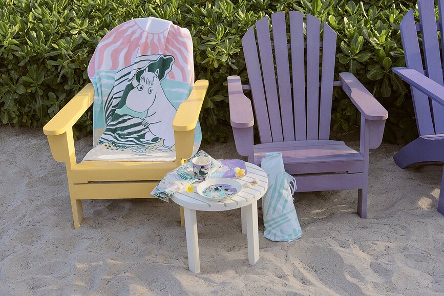 Arabia Finland Moomin Serviette de Plage 'Beach day', 93 x 150 cm