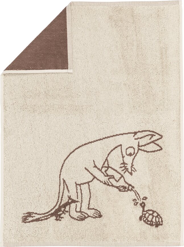 Arabia Finland Moomin Sniff Πετσέτα, 50 x 70 cm, μπεζ