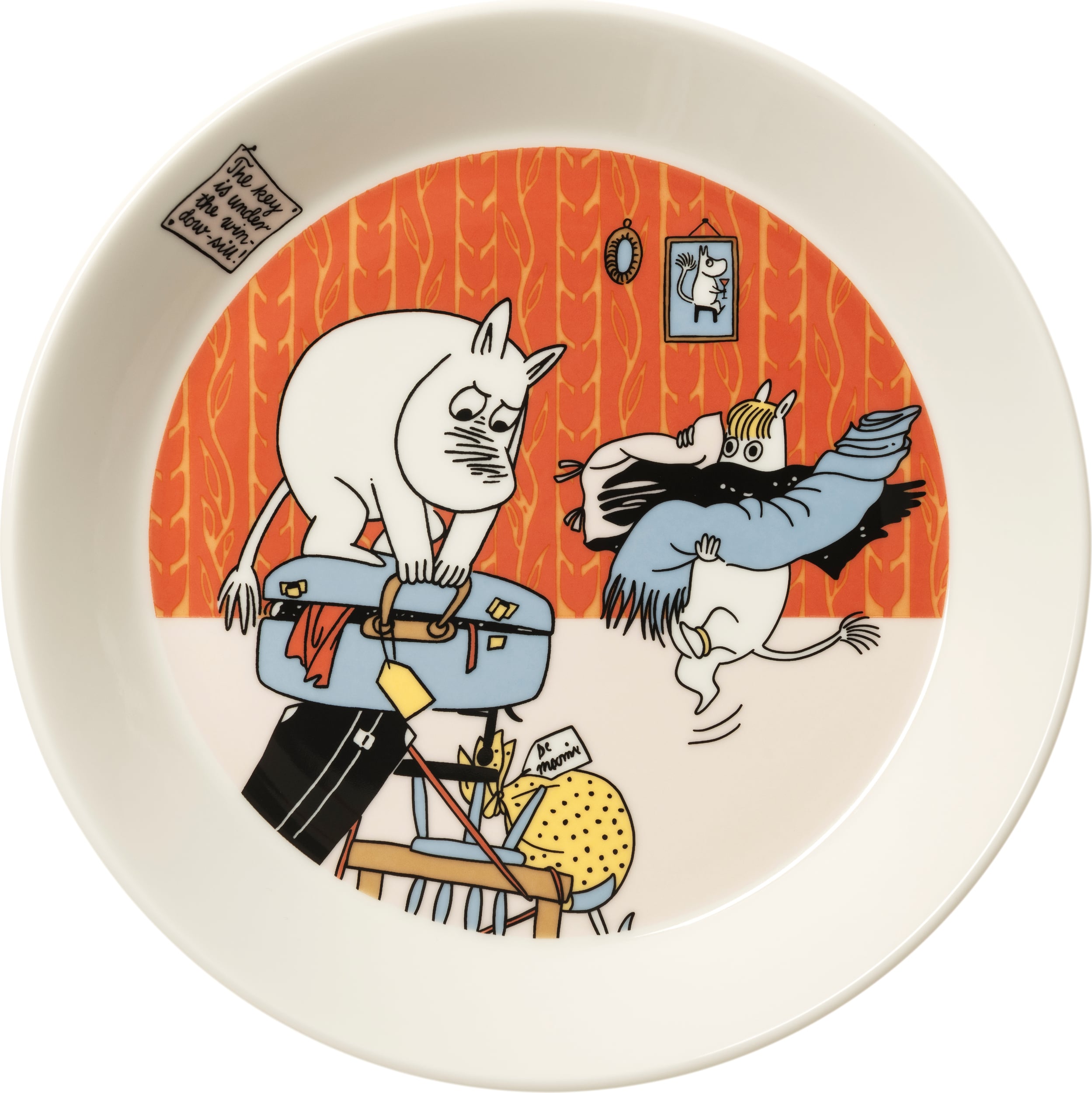 Arabia Finland Moomin Teller Holiday Rush 19 cm