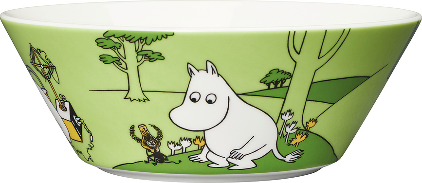Arabia Finland Moomins Bol Moomintroll, vert