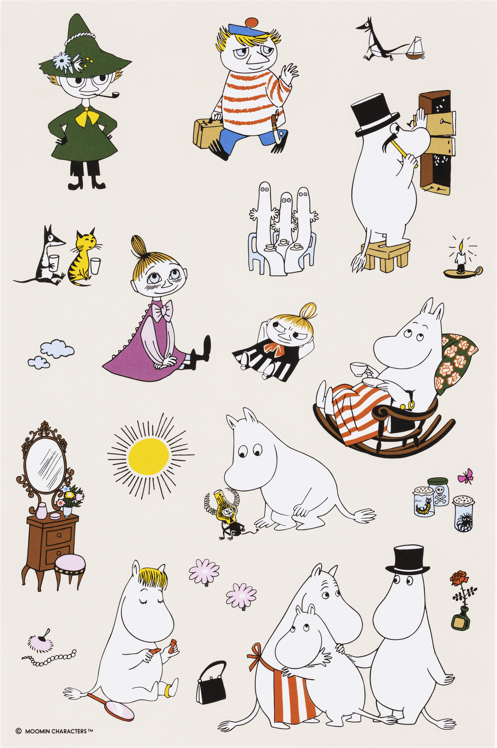 Arabia Finland Mumin Aufkleber
