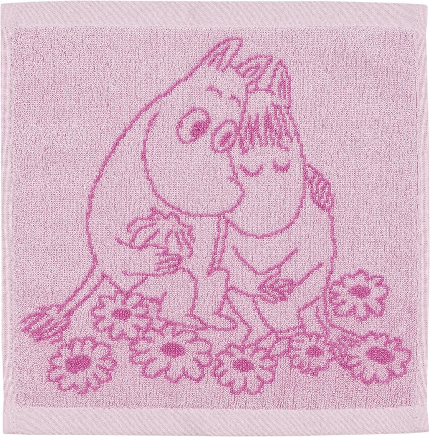 Arabia Finland Mumin handduk Sweethearts 25 x 25 cm, ekologisk bomull