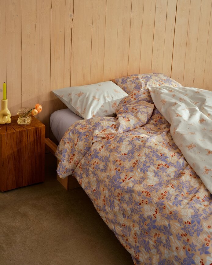 Arabia Finland Muminki Posteljnina Muminov očka, prevleka za odejo 150 x 210 cm, prevleka za vzglavnik 50 x 60 cm, 2-delni set