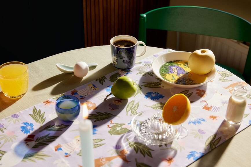 Arabia Finland Muminki Festive Moments Chemin De Table, 40 x 140 cm