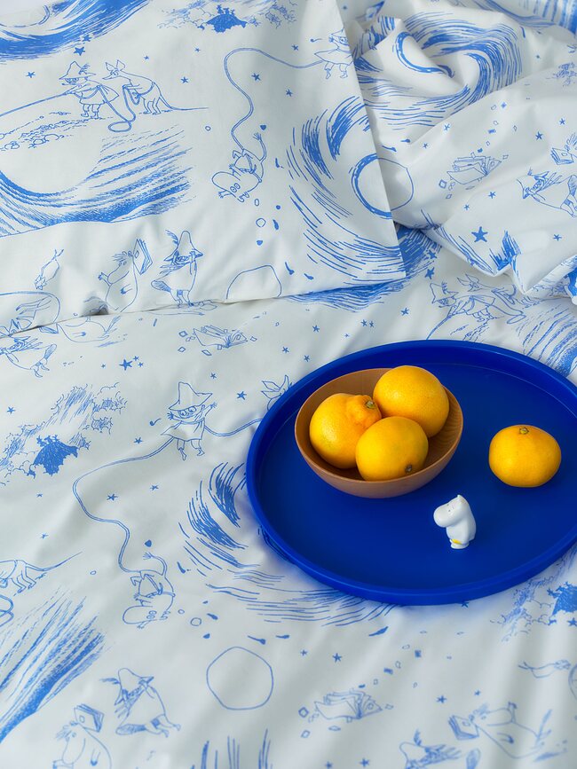 Arabia Finland Muminki Comet Posteljnina, 240 x 210 cm, z 2 prevlekama za vzglavnik 50 x 60 cm