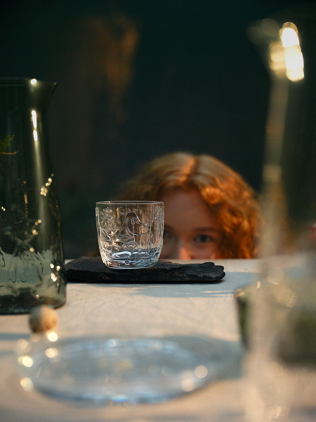 Arabia Finland Muminki Kozarci, 280 ml, zeleni, 2 kosa