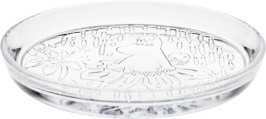 Arabia Finland Moomin Krožnik, 15,5 cm, prozoren, steklen