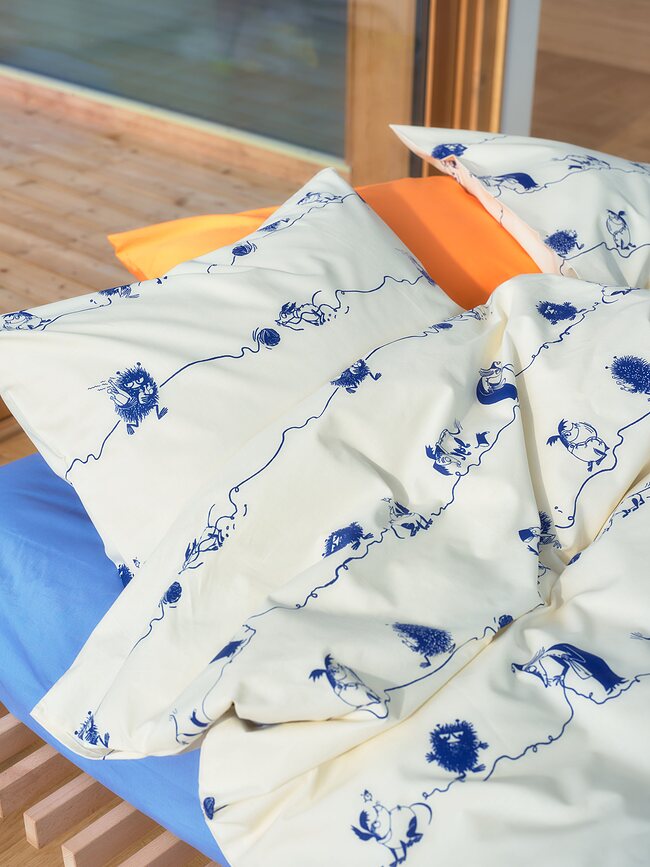 Arabia Finland Moomin Housse de Couette, motif Bobek, 140 x 200 cm