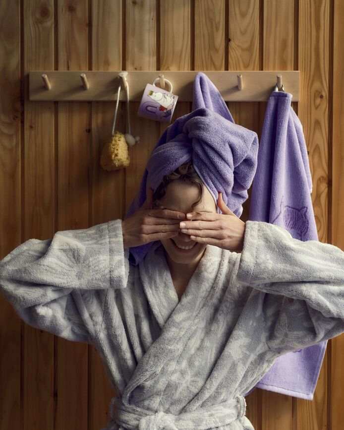 Arabia Finland Moomin Friends Forever Πετσέτα, 30 x 50 cm, πράσινη