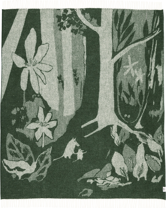 Arabia Finland Plaid, 130 x 170 cm, en laine, motif Moomins