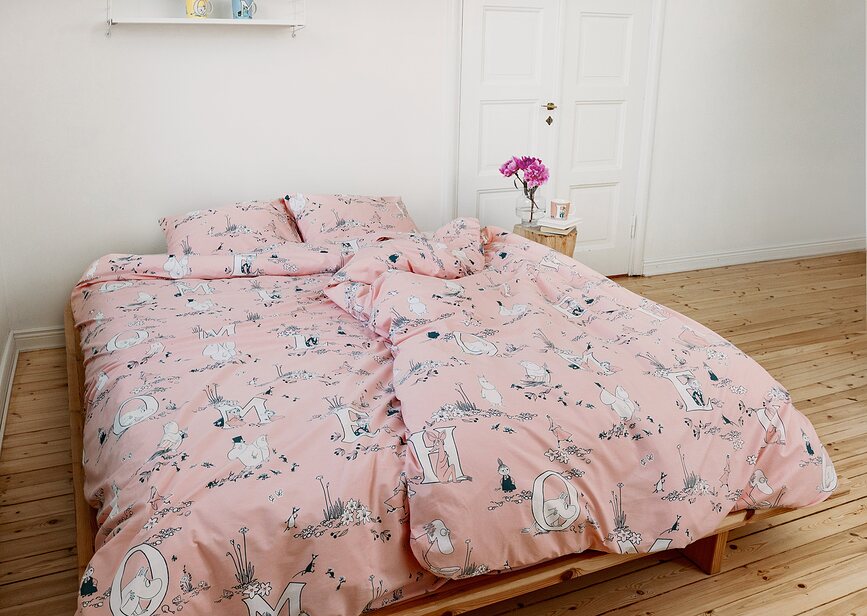 Arabia Finland Moomin Posteljina motiv Mumin tata 150 x 210 cm s jastučnicom 50 x 60 cm