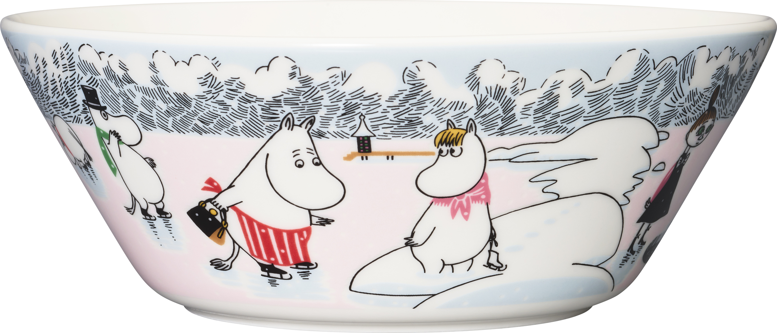 Arabia Finland Schale Mumins Winter Wonders