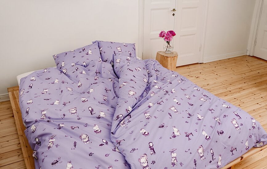 Arabia Finland Muminki Σετ Παπλωματοθήκης, σχέδιο Μπαμπάς Μούμιν, 150 x 210 cm, μαξιλαροθήκη 50 x 60 cm