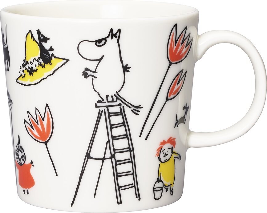 Arabia Finland Tasse Moomintroll, blanche