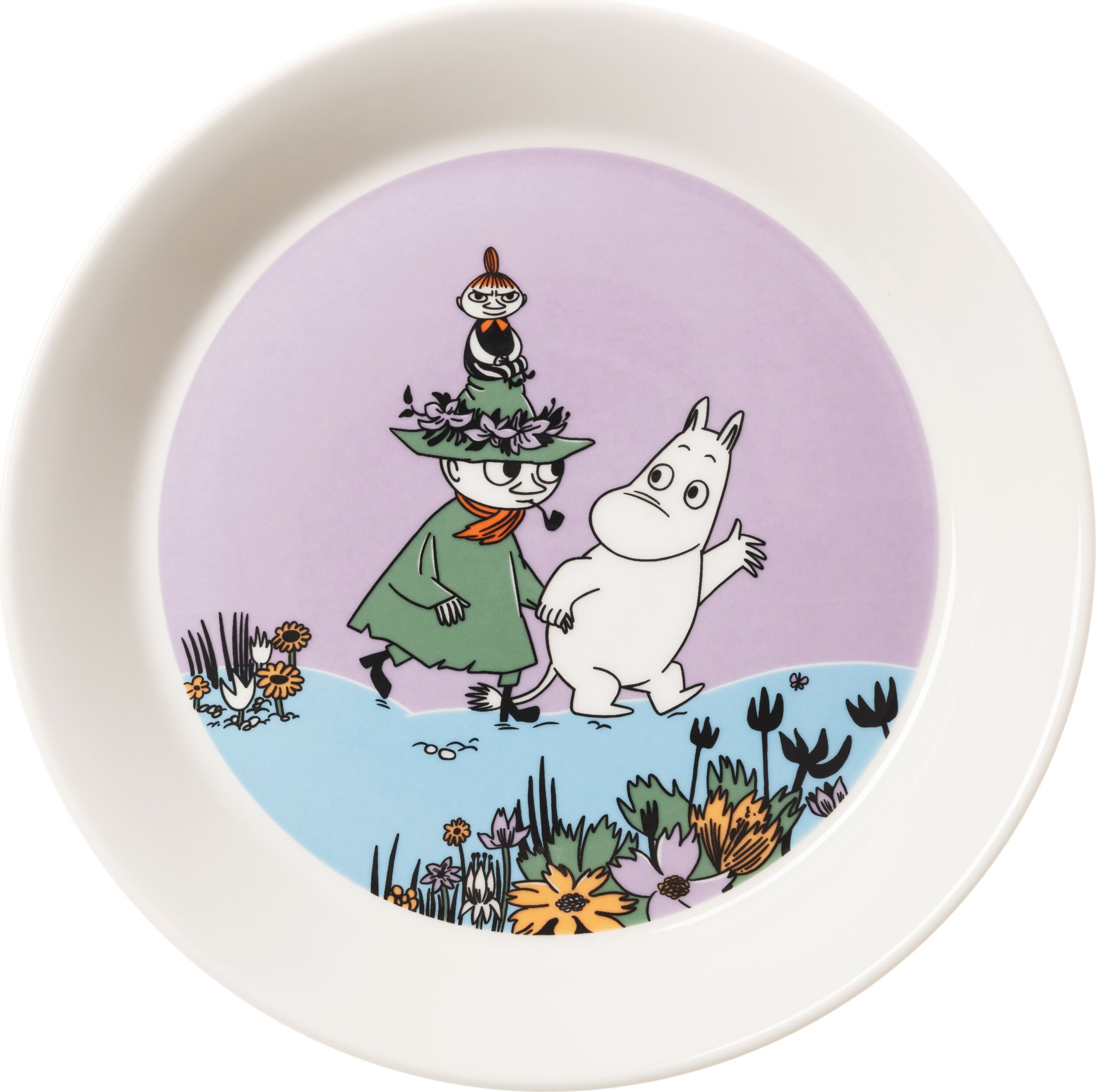 Arabia Finland Teller 19 cm Mumin-Freunde für immer