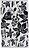 Asciugamano Arabia Finland Lilja Mumin 30 x 50 cm bianco-nero