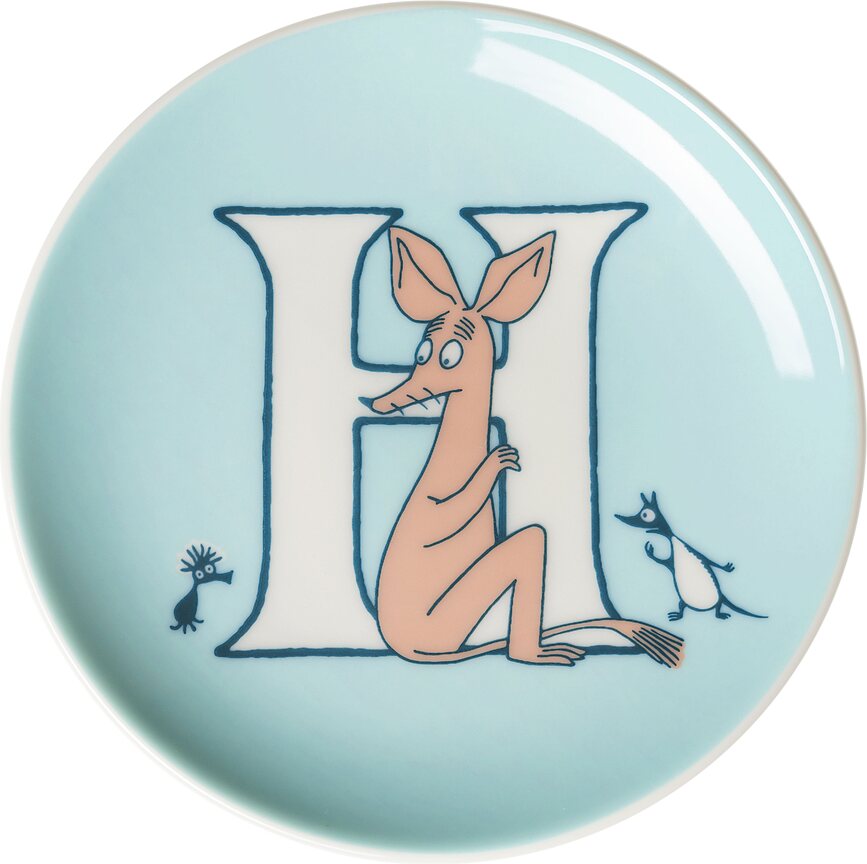 Assiette à goûter Arabia Finland ABC Moomin H 10,5 cm