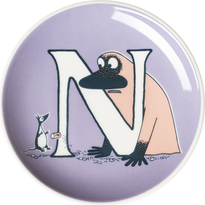 Assiette à goûter Arabia Finland ABC Moomin N 10,5 cm