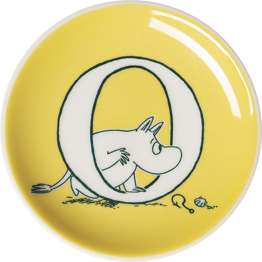 Assiette à goûter Arabia Finland ABC Moomin O 10,5 cm