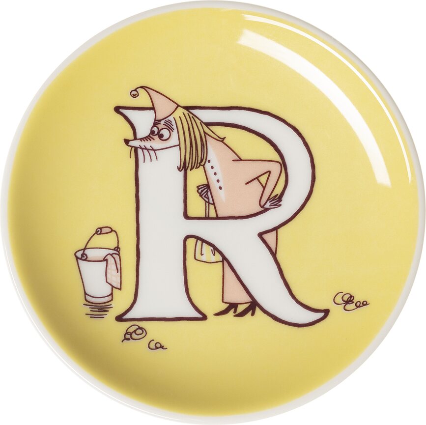 Assiette à goûter Arabia Finland ABC Moomin R 10,5 cm