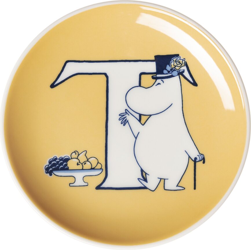 Assiette à goûter Arabia Finland ABC Moomin T 10,5 cm