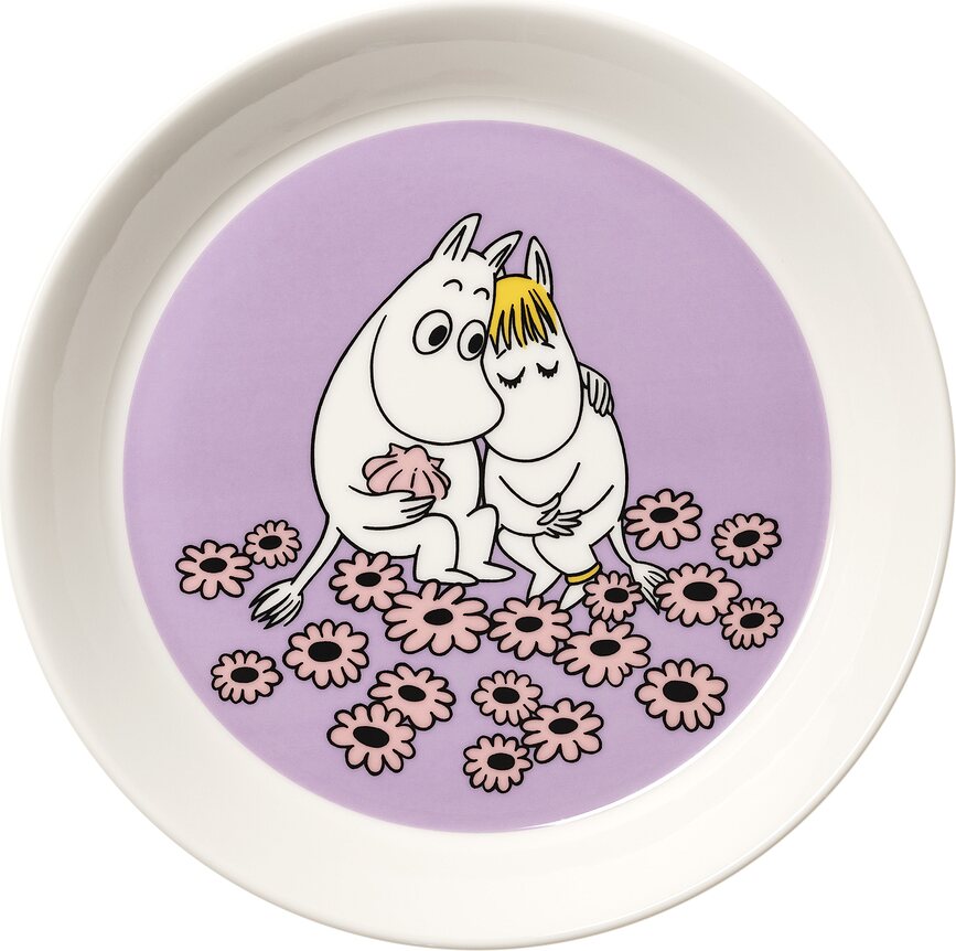 Assiette Arabia Finland Les Moumines Sweethearts 19 cm