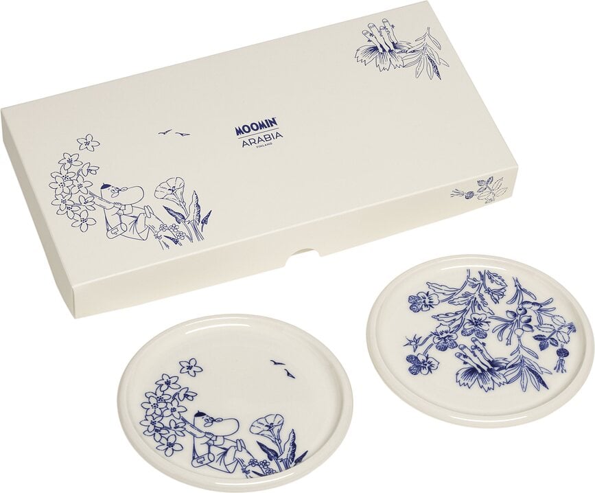 Assiettes à goûter Arabia Finland Moomin Haru 12 cm, lot de 2