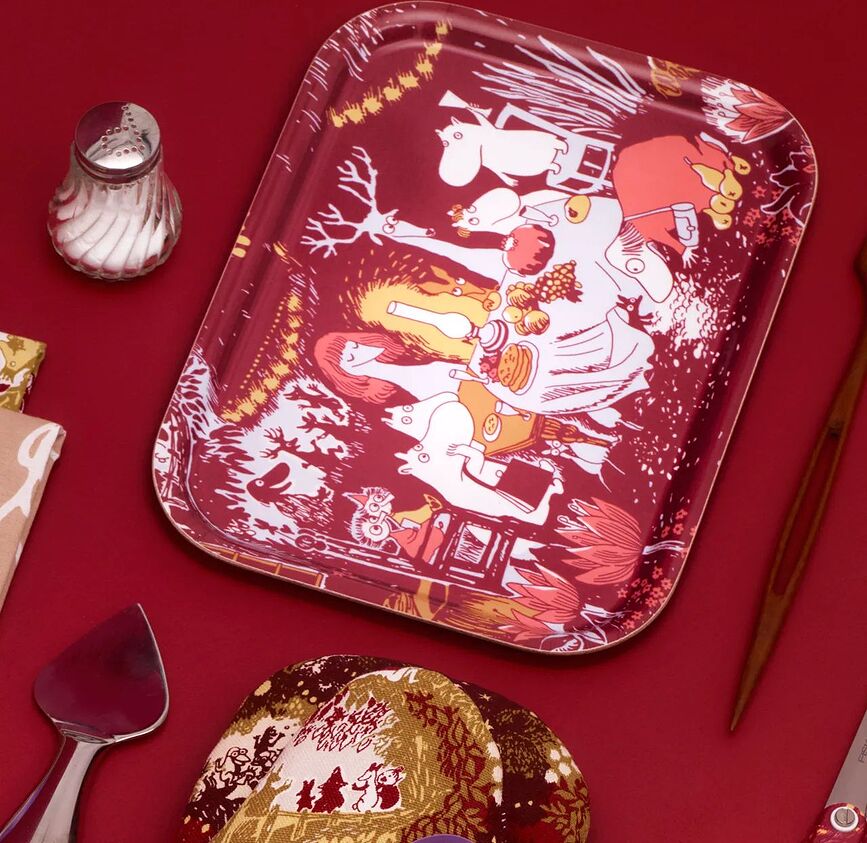 Bandeja Arabia Finland Moomin Festive Moments, 20 x 27 cm