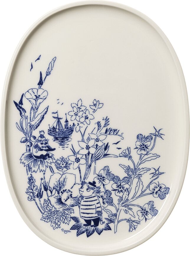Bandeja de servir Arabia Finland Moomin Haru 17 cm