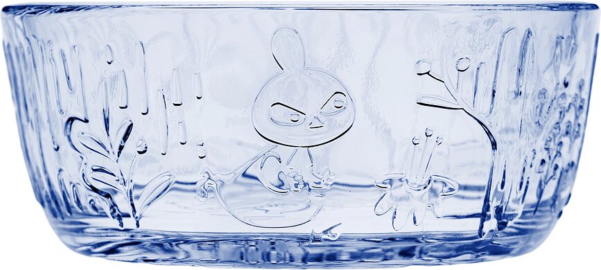 Bol Arabia Finland Moomins 350 ml, en verre bleu