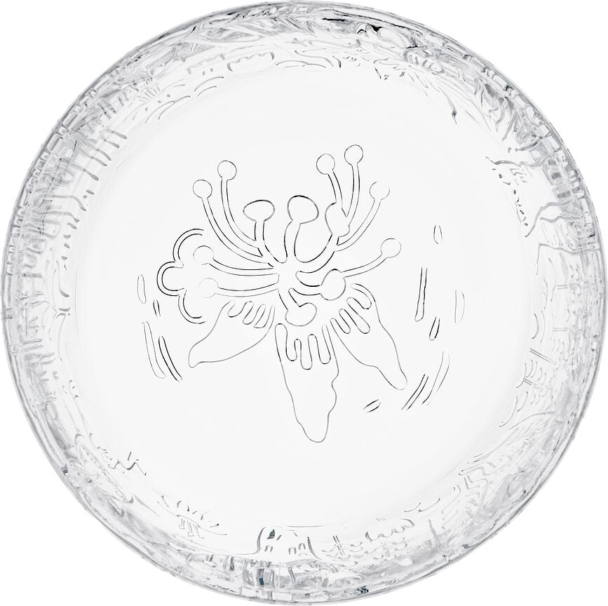 Bol de cristal Arabia Finland Moomin, 350 ml, transparente