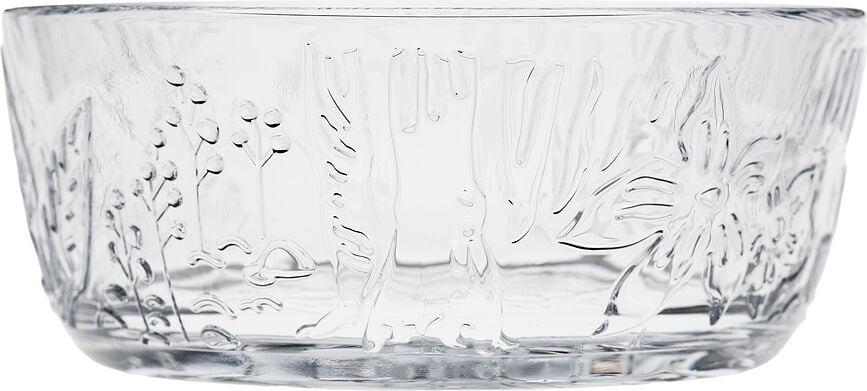 Bol de cristal Arabia Finland Moomin, 350 ml, transparente