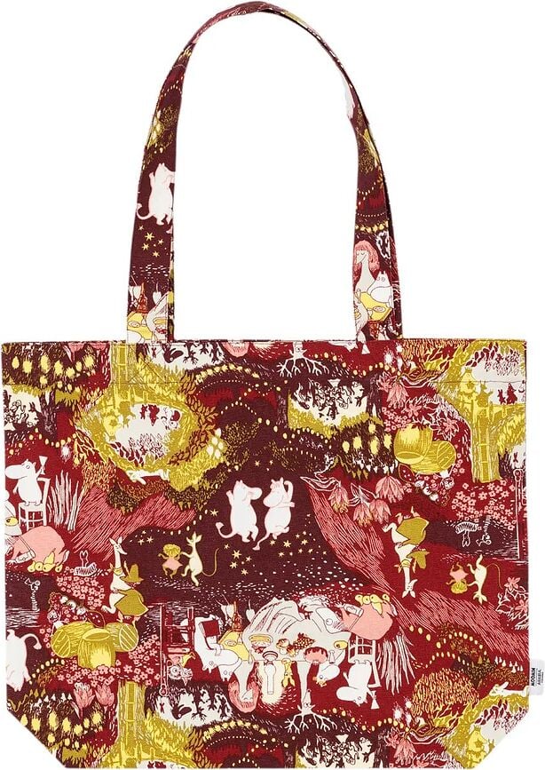 Bolsa de tela Muminki, colección Festive Moments, Arabia Finland
