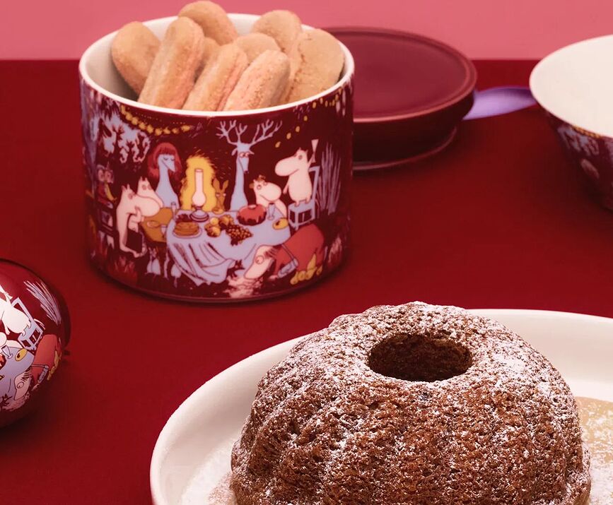 Bote de Almacenamiento Arabia Finland Moomin Festive Moments