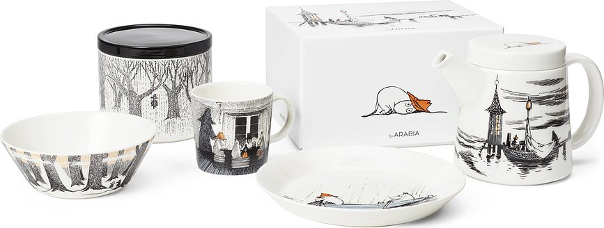 Bote de porcelana, Arabia Finland Moomin True