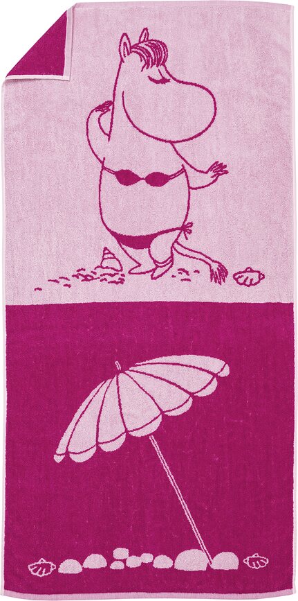 Brisača Arabia Finland Moomin Gospodična Snork 70 x 140 cm, iz organskega bombaža