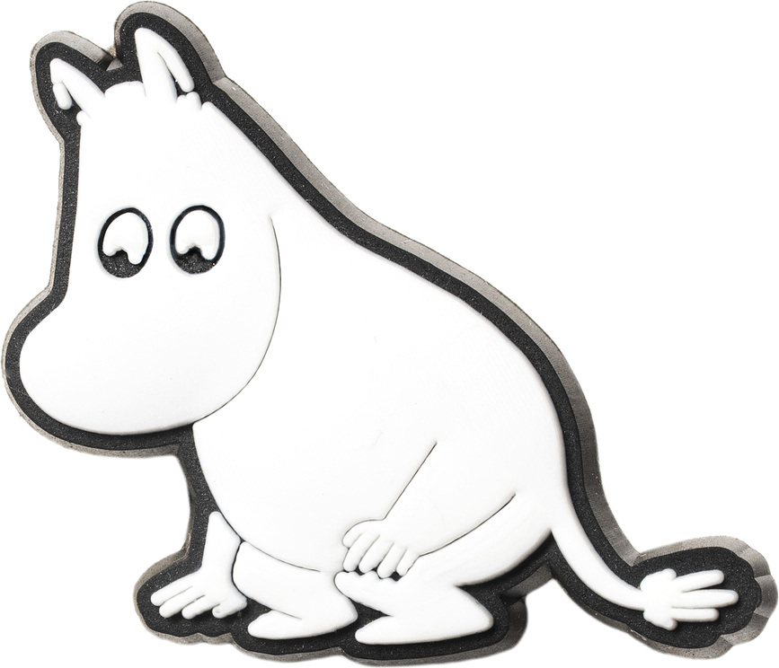 Broche pour étui ou trousse Arabia Finland Moomins Moomintroll