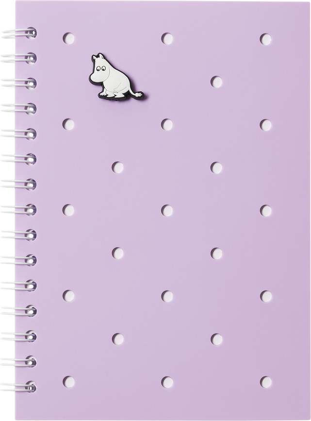 Carnet ligné Arabia Finland Moomins, lilas
