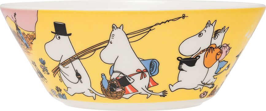 Cuenco Moomin, diseño Family Time, Arabia Finland