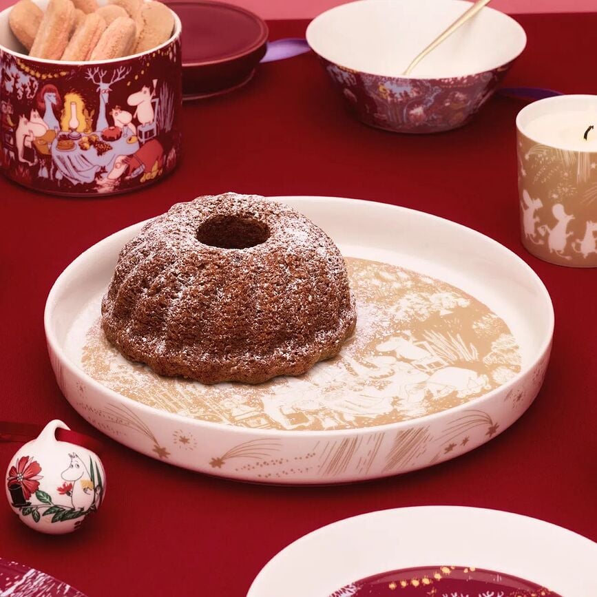 Fuente de servir Arabia Finland Moomin Festive Moments, 28 cm