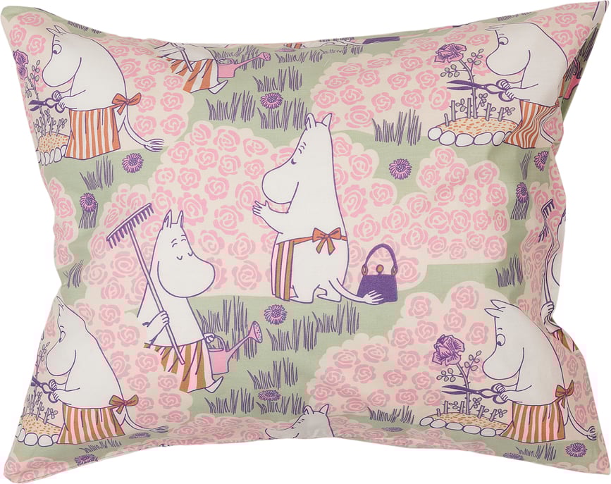Funda de almohada Arabia Finland Moomin Rose Garden 50 x 70 cm