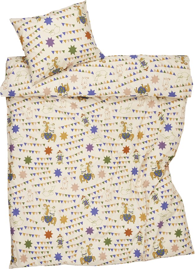 Funda Nórdica Arabia Finland Moomin Circus, 150 x 210 cm, con funda de almohada 50 x 60 cm