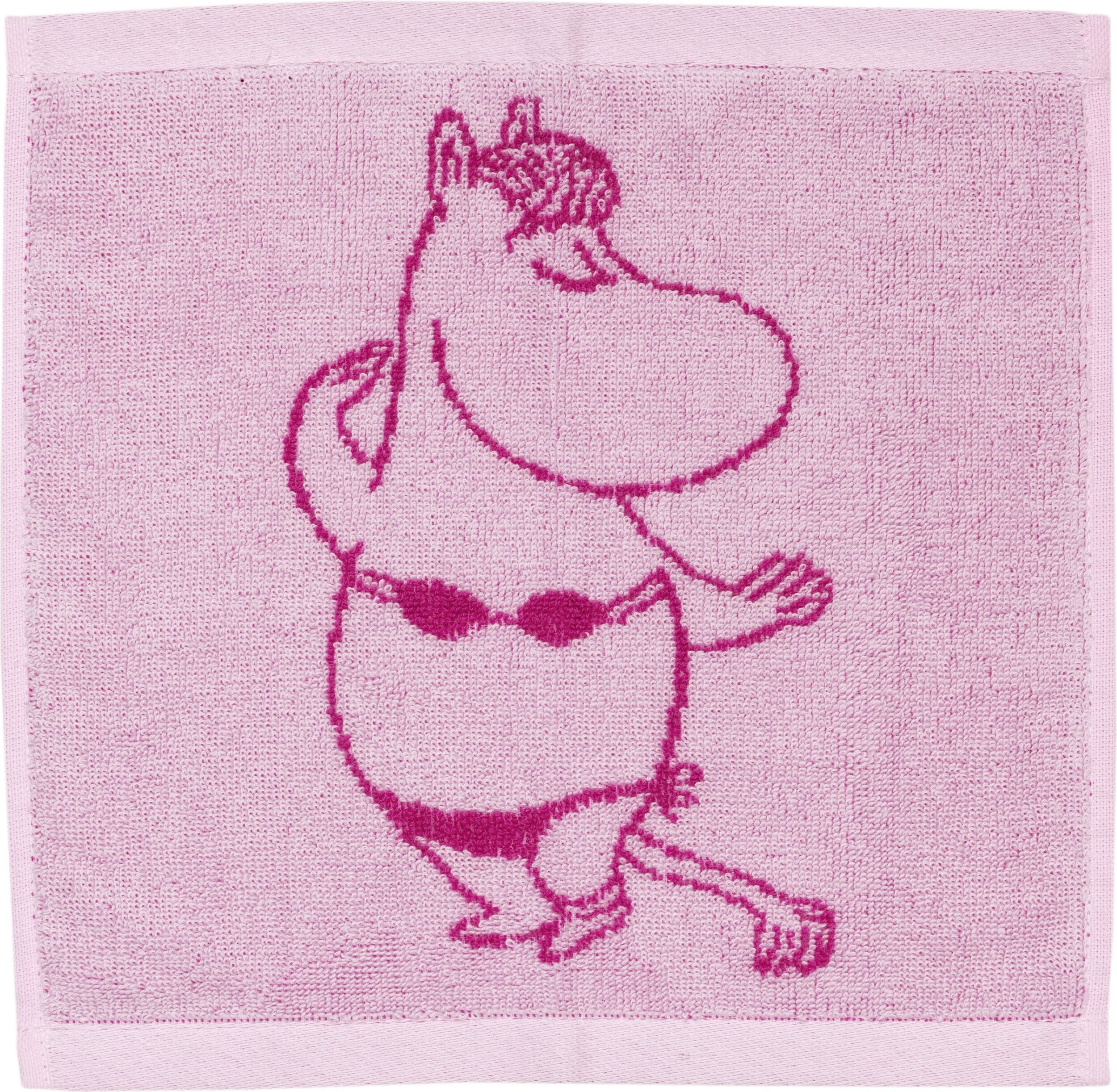 Handtuch Arabia Finland Mumin Fräulein Snork 25 x 25 cm, aus Bio-Baumwolle