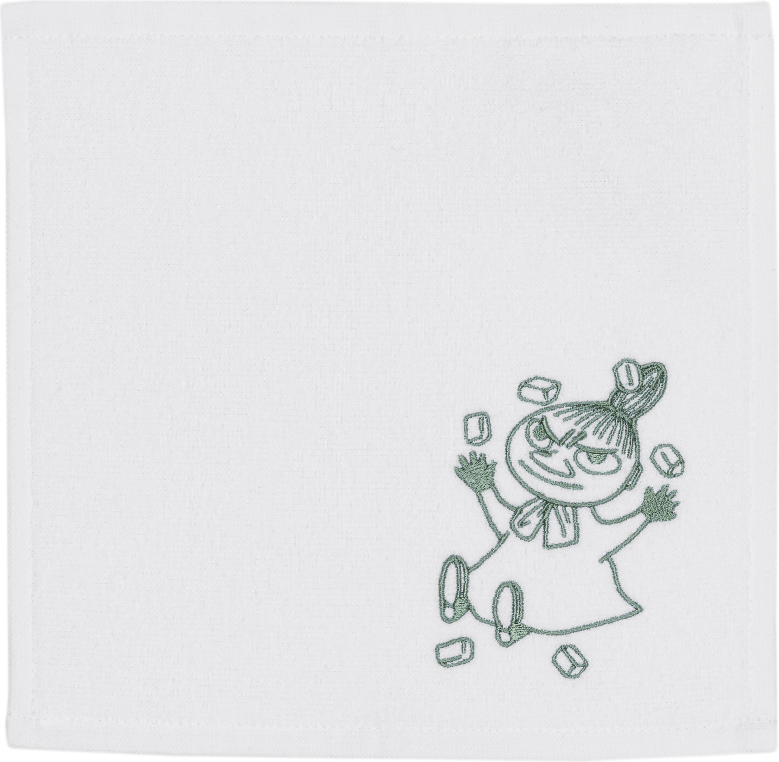 Handtuch Arabia Finland Mumin Gift of love 25 x 25 cm, aus Bio-Baumwolle