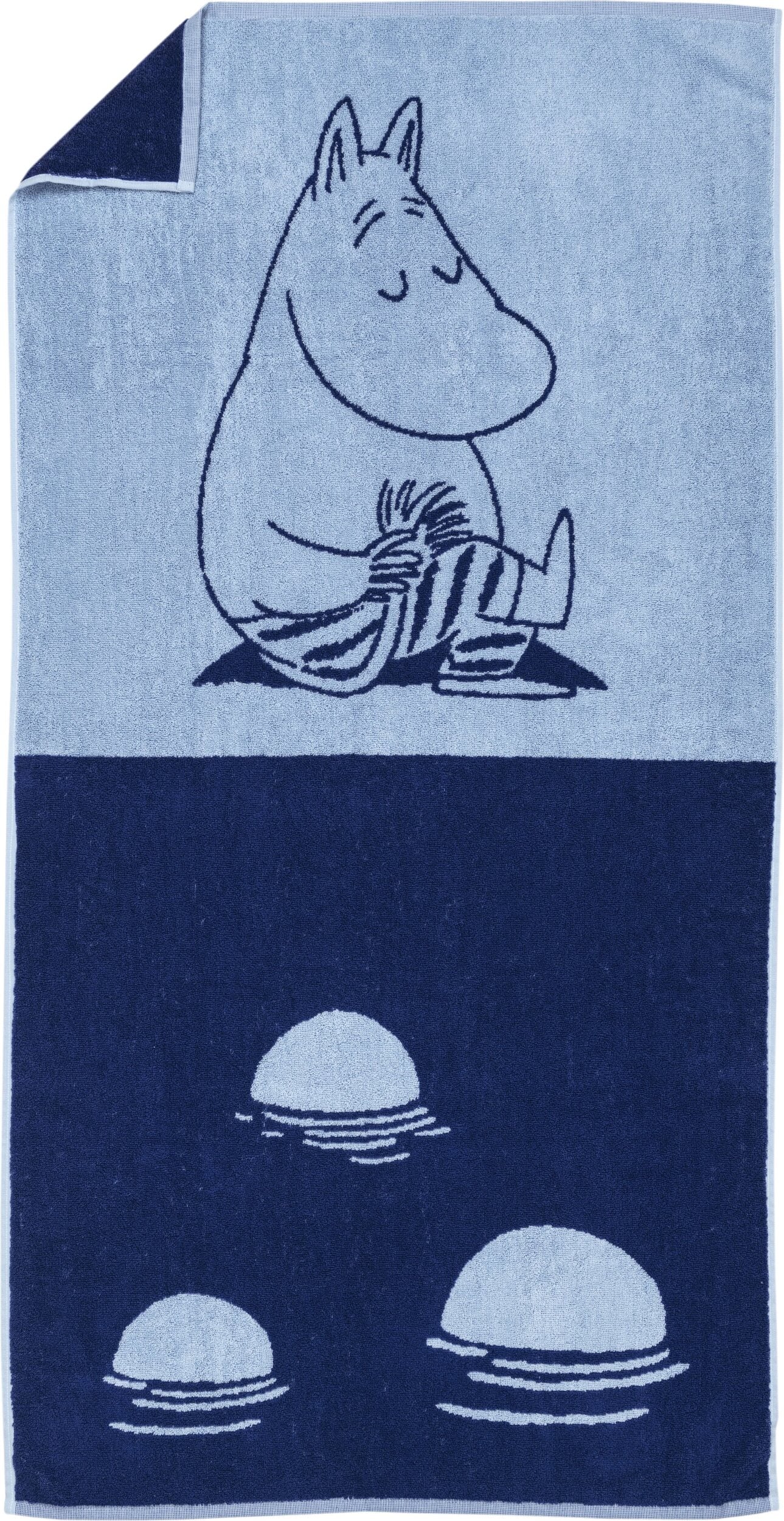 Handtuch Arabia Finland Mumin Mumin 70 x 140 cm, aus Bio-Baumwolle